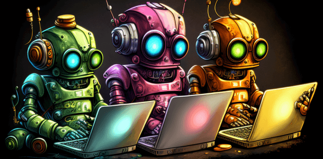 计算机上的机器人